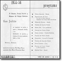 Distribuci&oacute;n de premios de Primaria. 16 de junio de 1956.