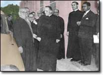 Fotos de la visita a G&uuml;ines del M.R.P. Renato Ziggiotti, Re%20ctor Mayor de la Sociedad Salesiana. Enero de 1956.